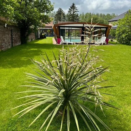 Gite Avec Piscine Lestrem Kültér fotó