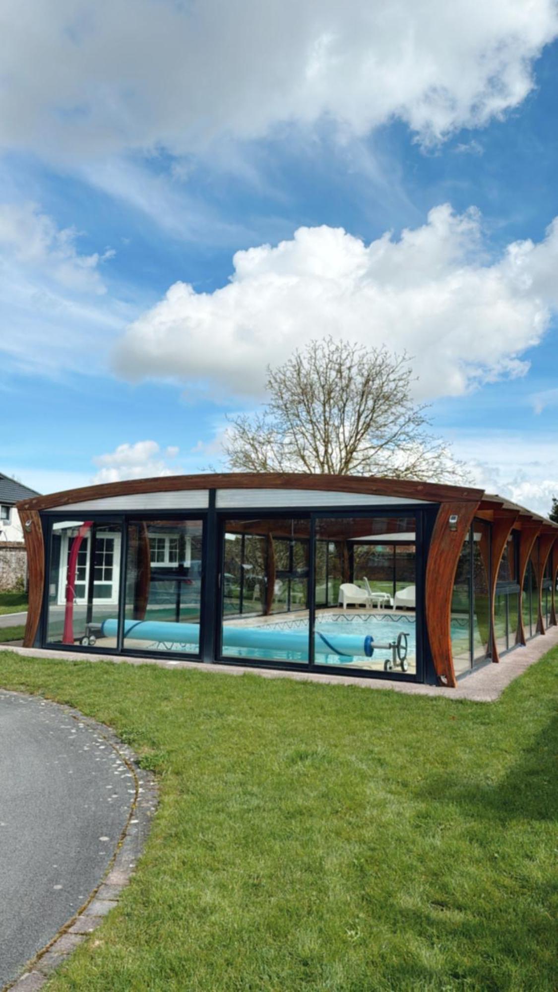 Gite Avec Piscine Lestrem Kültér fotó